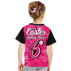 sydney-sixers-cricket-happy-easter-day-kid-t-shirt-simple-style