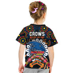 adelaide-crows-football-t-shirt-boomerang-indigenous-dots