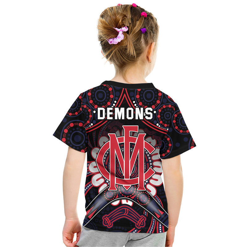 demons-football-t-shirt-boomerang-indigenous-dots
