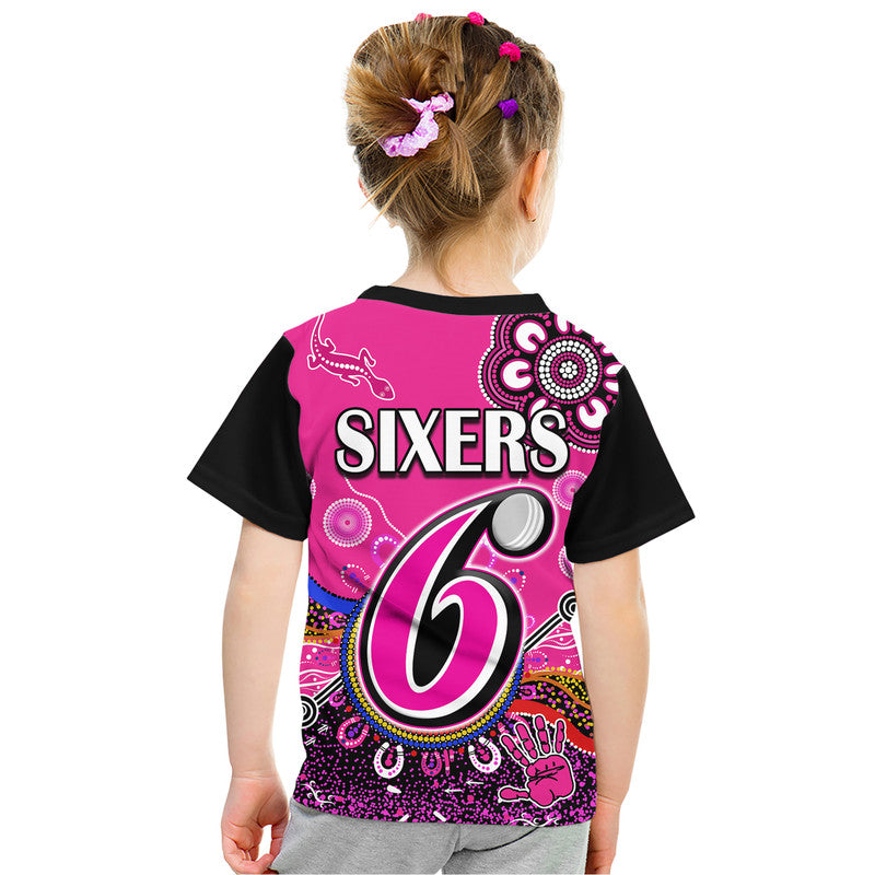 sydney-sixers-t-shirt-cricket-indigenous-aboriginal-lizard-version