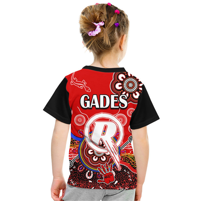 melbourne-renegades-kid-t-shirt-cricket-indigenous-aboriginal-lizard-version