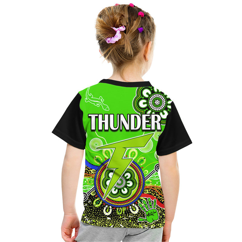 sydney-thunder-kid-t-shirt-cricket-indigenous-aboriginal-lizard-version