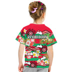rabbitohs-rugby-t-shirt-tropical-flowers-and-palm-hawaiian-style