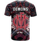 demons-football-t-shirt-boomerang-indigenous-dots