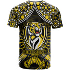 richmond-tigers-football-t-shirt-boomerang-indigenous-dots