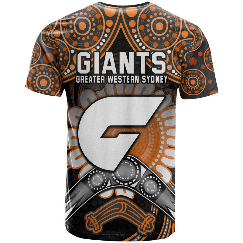 giants-football-t-shirt-boomerang-indigenous-dots