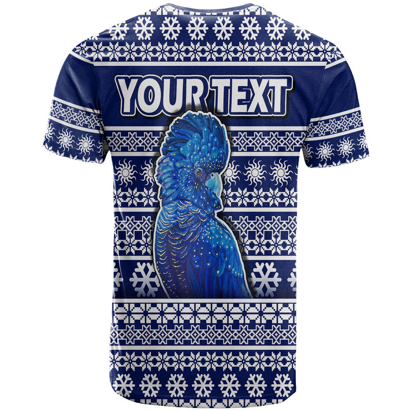 custom-personalised-australian-cockatoo-christmas-vibe-with-aboriginal-dot-painting-style-t-shirt