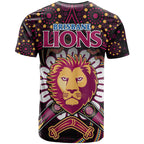 brisbane-lions-football-t-shirt-boomerang-indigenous-dots