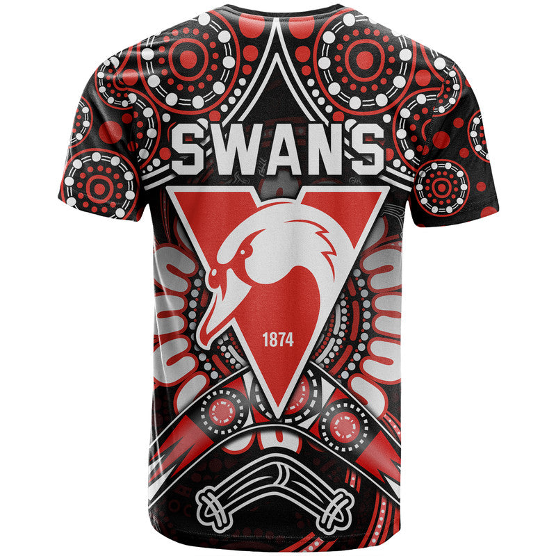 swans-football-t-shirt-boomerang-indigenous-dots