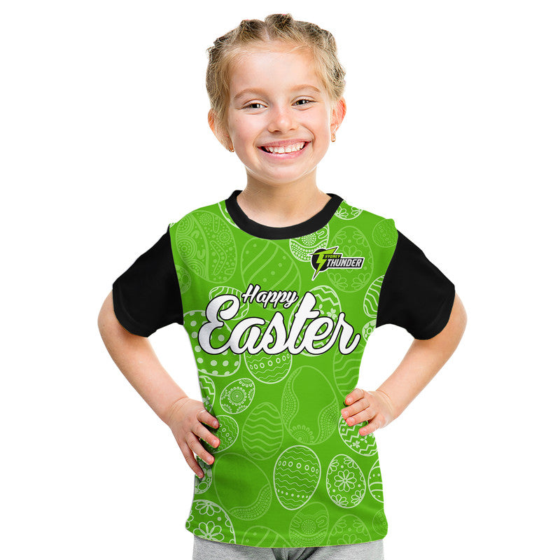 custom-personalised-sydney-thunder-cricket-happy-easter-day-t-shirt-simple-style
