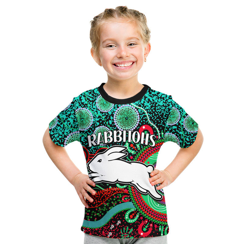 rabbitohs-rugby-t-shirt-aboriginal-dots-verion
