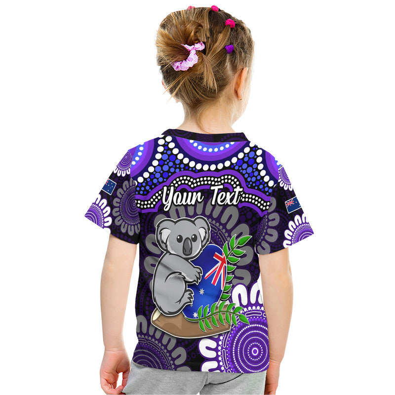 custom-personalised-australia-koala-aboriginal-t-shirt-koala-hugging-rugby-ball-purple