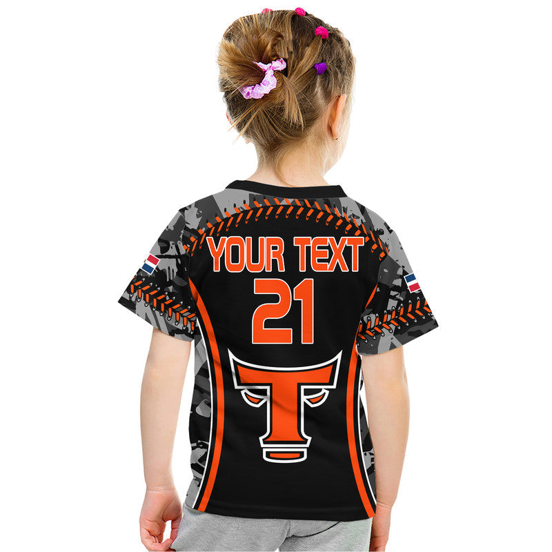 dominican-toros-de-este-baseball-stitches-kid-t-shirt-black