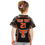 dominican-toros-de-este-baseball-stitches-kid-t-shirt-black