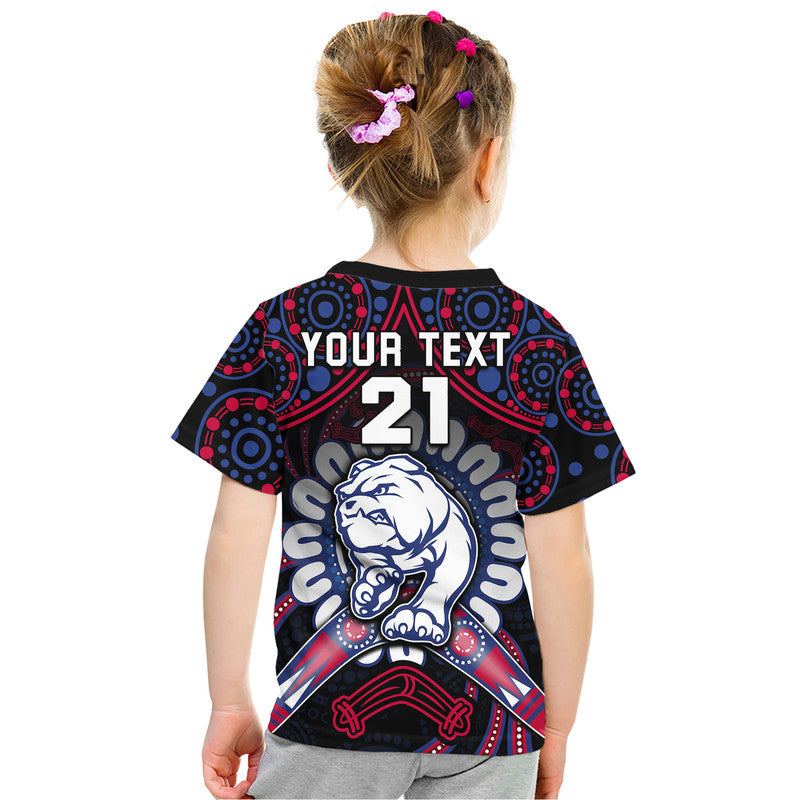 custom-personalised-western-bulldogs-football-t-shirt-boomerang-indigenous-dots