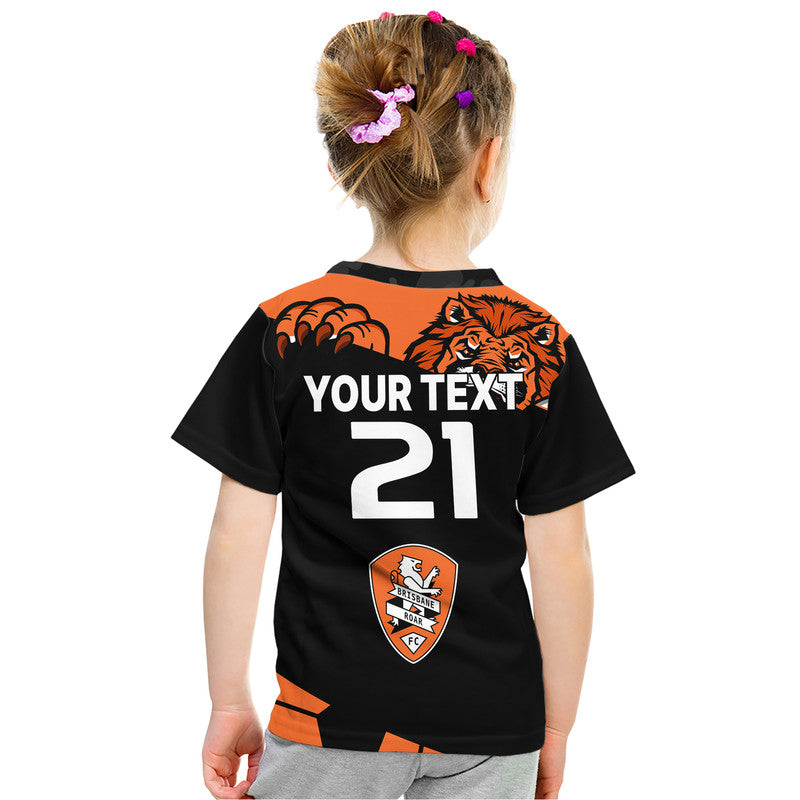 custom-personalised-brisbane-roar-soccer-kid-t-shirt-the-roar-mascot