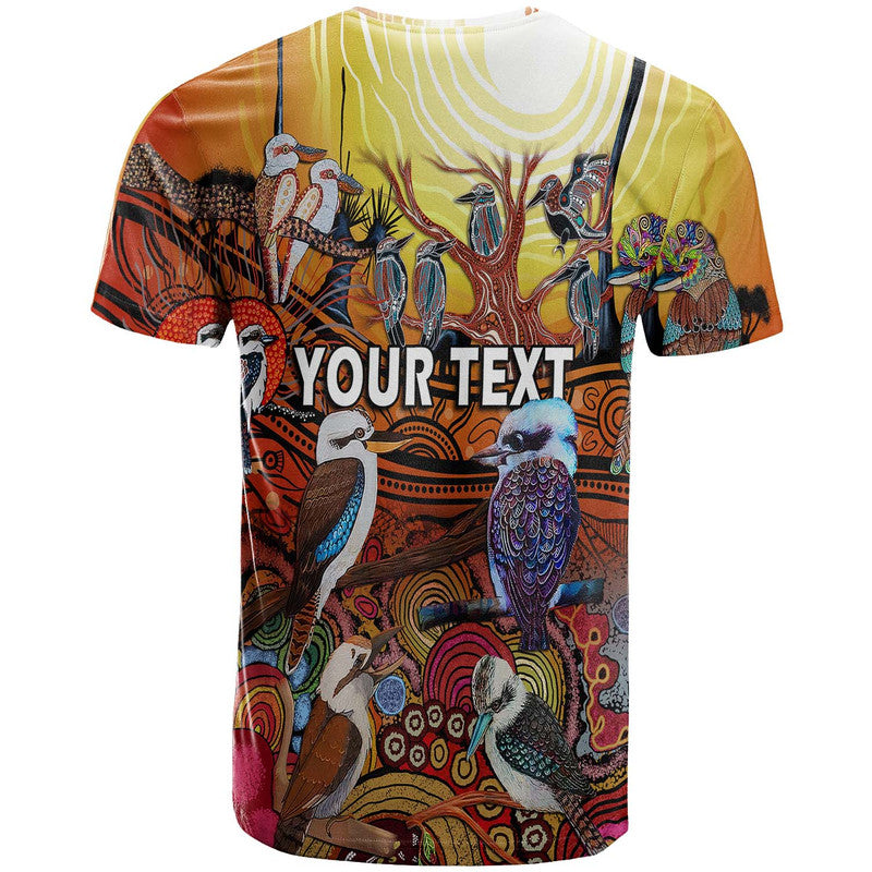 custom-personalised-australia-kookaburra-dreaming-aboriginal-arty-style-t-shirt
