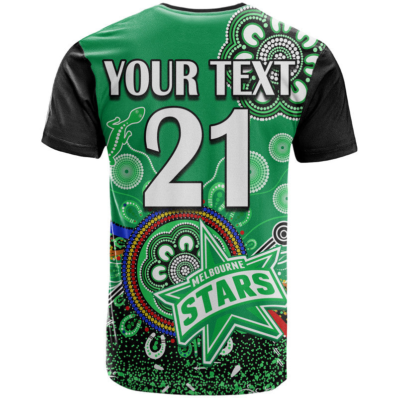 custom-personalised-melbourne-stars-t-shirt-cricket-indigenous-aboriginal-lizard-version