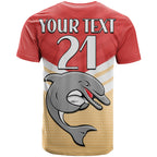 custom-text-and-number-redcliffe-dolphins-rugby-t-shirt-simple-style