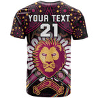 custom-personalised-brisbane-lions-football-t-shirt-boomerang-indigenous-dots