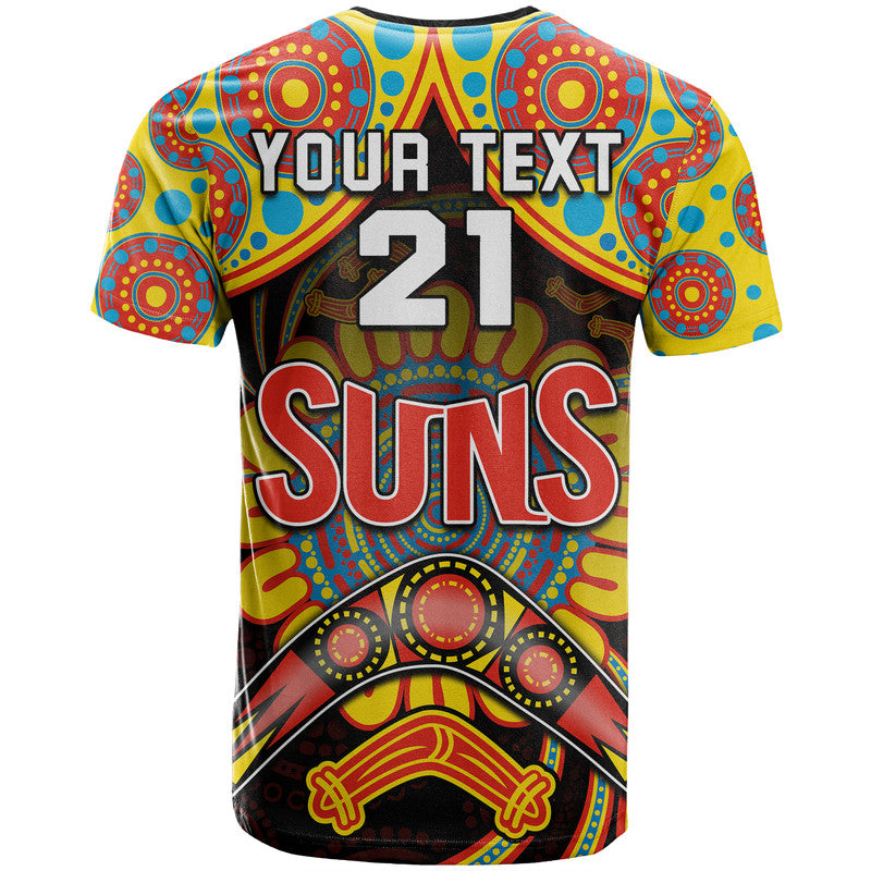 custom-personalised-suns-football-t-shirt-boomerang-indigenous-dots