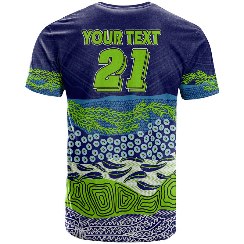 custom-text-and-number-canberra-the-green-machine-raiders-boomerang-indigenous-t-shirt