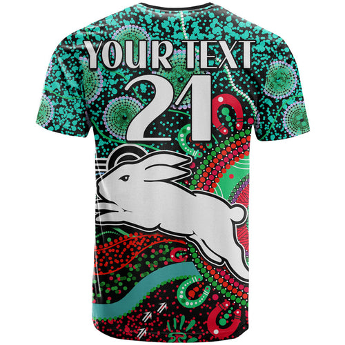 custom-personalised-rabbitohs-rugby-t-shirt-aboriginal-dots