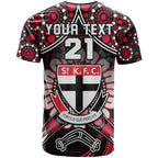custom-personalised-st-kilda-saints-t-shirt-boomerang-indigenous-dots