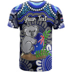 custom-personalised-australia-koala-aboriginal-t-shirt-koala-hugging-rugby-ball-blue