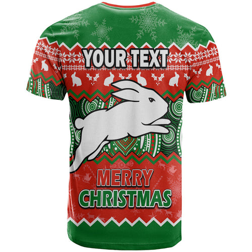 custom-personalised-south-sydney-rabbitohs-aboriginal-christmas-vibe-t-shirt