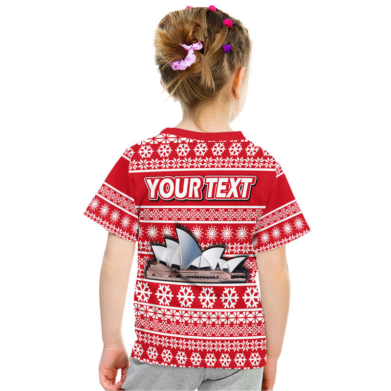 custom-personalised-australian-sydney-opera-house-christmas-vibe-with-aboriginal-dot-painting-style-t-shirt