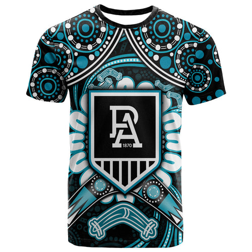 custom-personalised-port-adelaide-power-t-shirt-boomerang-indigenous-dots