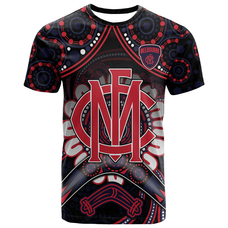 demons-football-t-shirt-boomerang-indigenous-dots