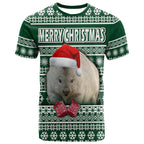 custom-personalised-australian-wombat-christmas-vibe-with-aboriginal-dot-painting-style-t-shirt