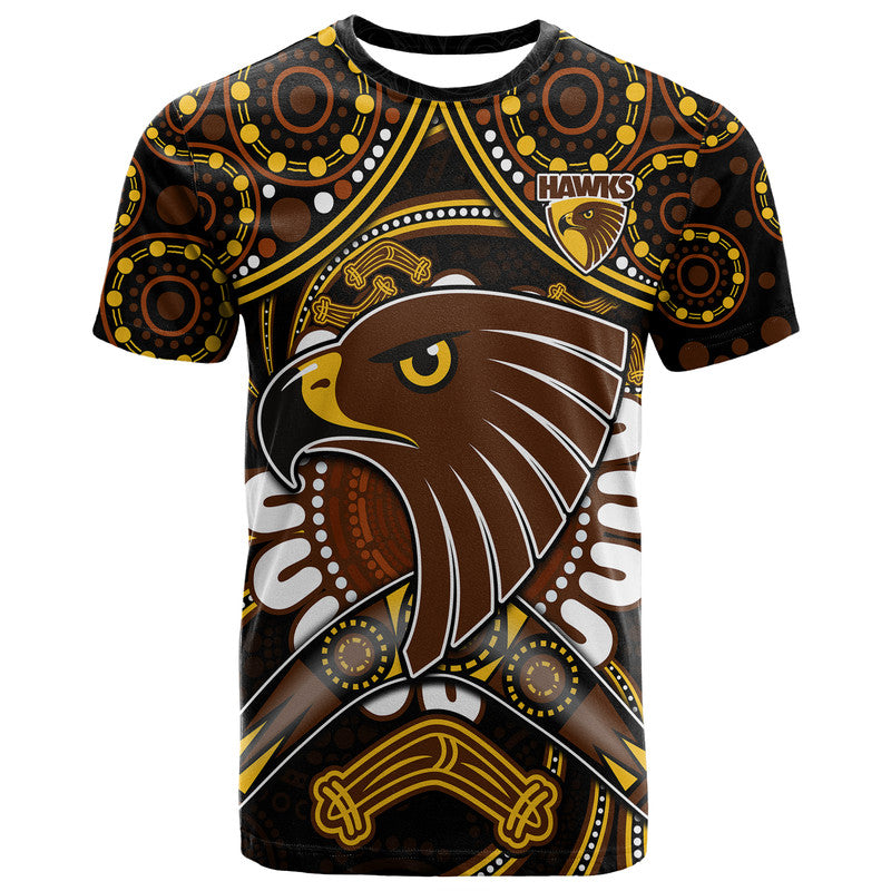 custom-personalised-hawks-football-t-shirt-boomerang-indigenous-dots