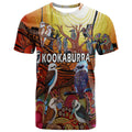 custom-personalised-australia-kookaburra-dreaming-aboriginal-arty-style-t-shirt