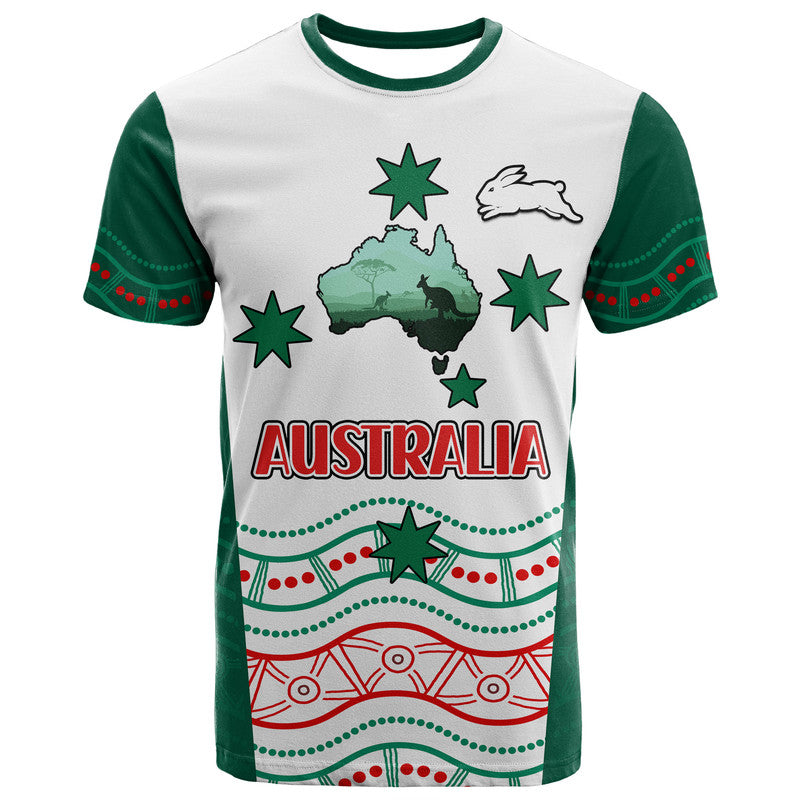 custom-personalised-rabbitohs-australia-day-t-shirt-flag-map-and-aboriginal-wave