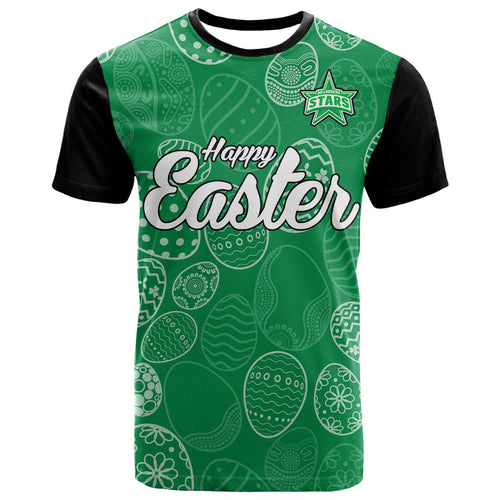 custom-personalised-melbourne-stars-cricket-happy-easter-day-t-shirt-simple-style
