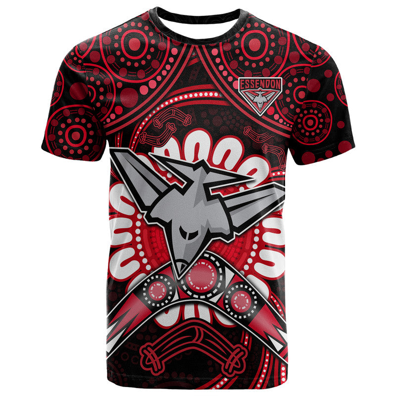 bombers-football-t-shirt-boomerang-indigenous-dots