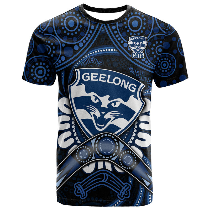 cats-football-t-shirt-boomerang-indigenous-dots