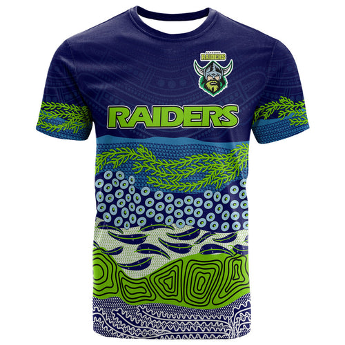 custom-text-and-number-canberra-the-green-machine-raiders-boomerang-indigenous-t-shirt