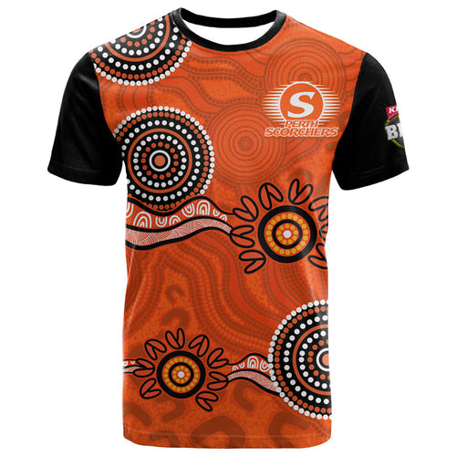 custom-personalised-perth-scorchers-cricket-dots-t-shirt