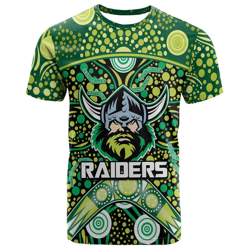 custom-personalised-raiders-rugby-t-shirt-boomerang-indigenous-dots