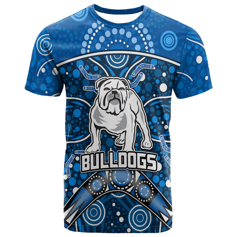 custom-personalised-bulldogs-rugby-t-shirt-boomerang-indigenous-dots