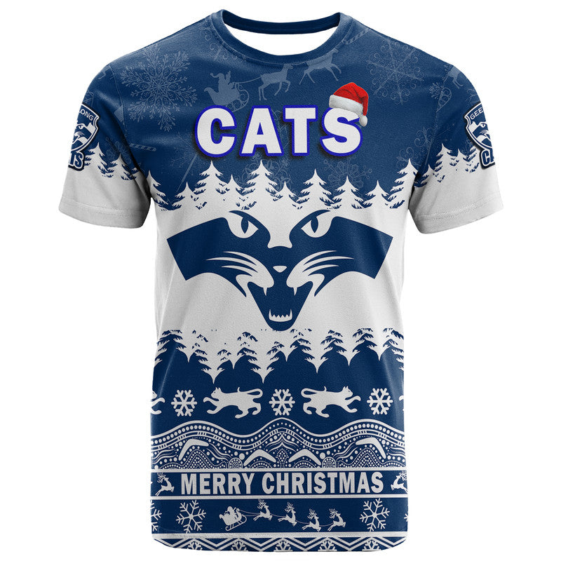 geelong-cats-unique-winter-season-t-shirt-cats-merry-christmas