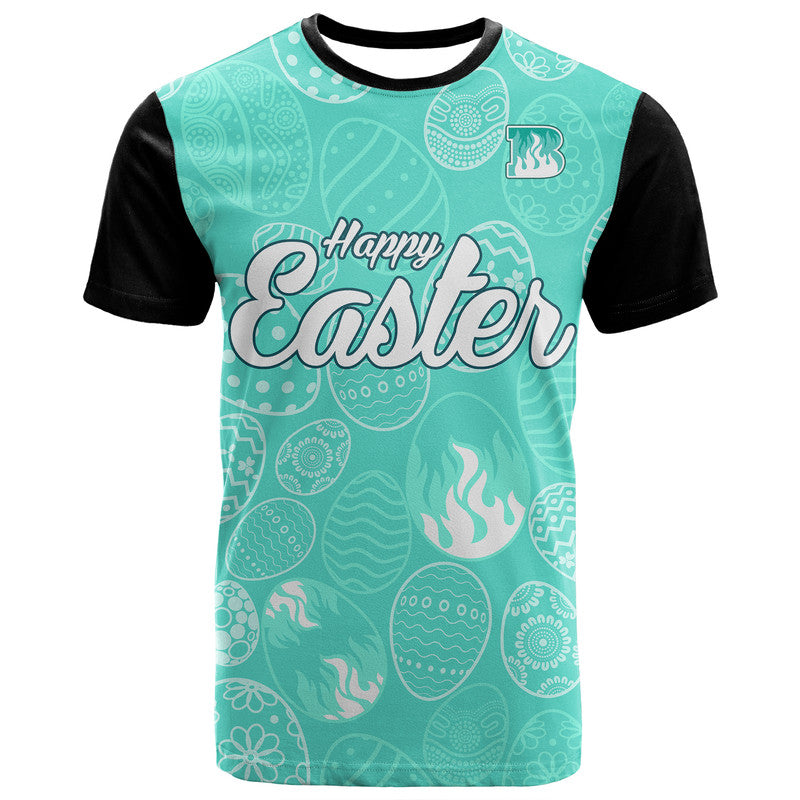 custom-personalised-brisbane-heat-cricket-happy-easter-day-t-shirt-simple-style