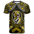 custom-personalised-richmond-tigers-football-t-shirt-boomerang-indigenous-dots