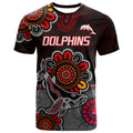 custom-personalised-dolphins-rugby-t-shirt-indigenous-circles-and-waves-black