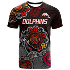 custom-personalised-dolphins-rugby-t-shirt-indigenous-circles-and-waves-black