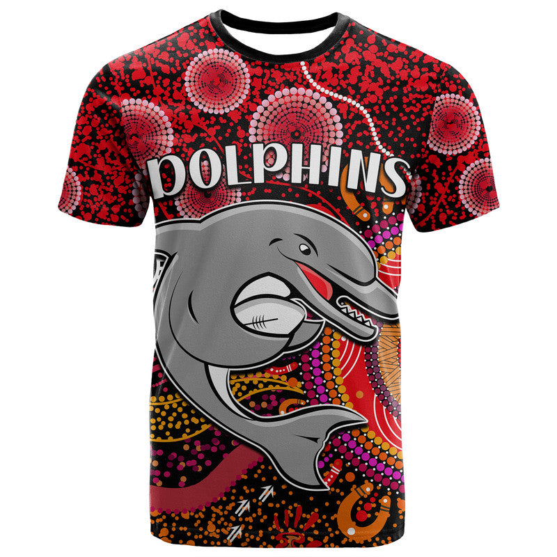 custom-personalised-dolphins-rugby-t-shirt-aboriginal-dots